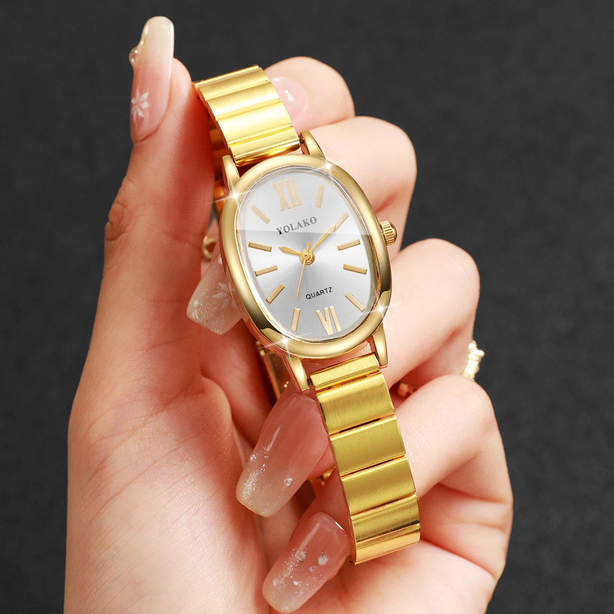 Jewelry Watches Gold - Fashion Irregular Dial Women Quartz Watch