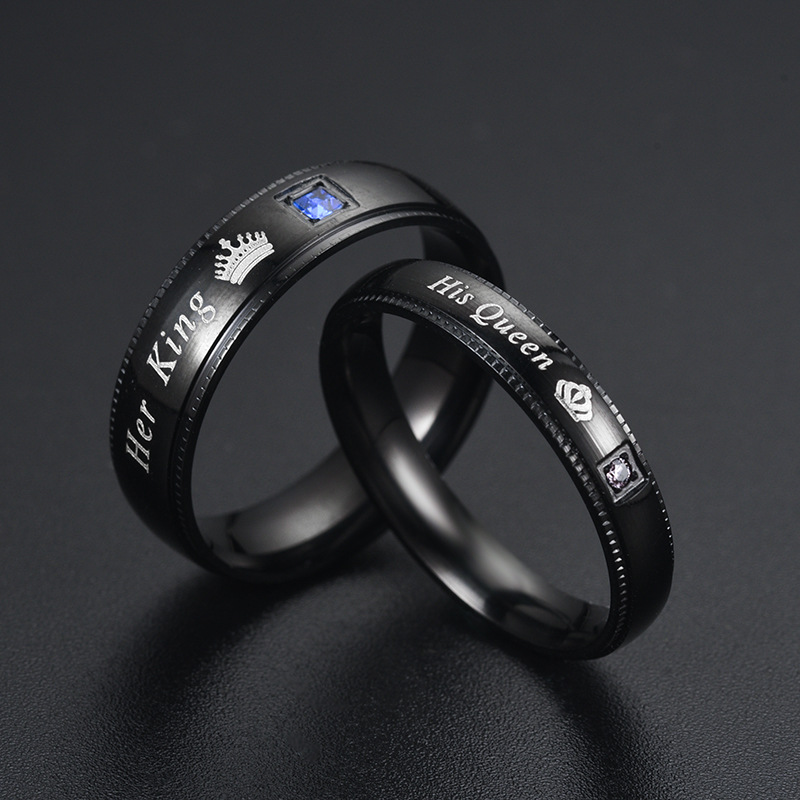 Simple Couple Titanium Steel R - Titanium Steel Ring review and price