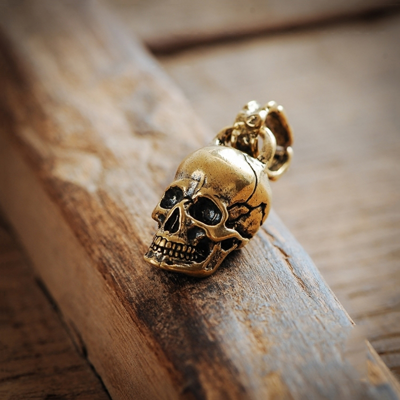 Vintage Punk Skull Head Keyrin - Gothic Skull Ring review and price