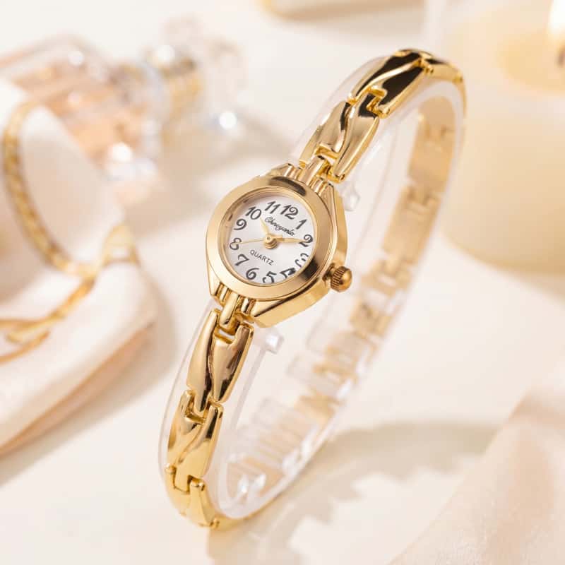 Fashion Women Quartz Bracelet  - Jewelry Watches Gold review and price