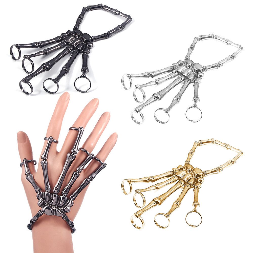 Metal Wristband Party Punk Got - Gothic Skull Ring review and price