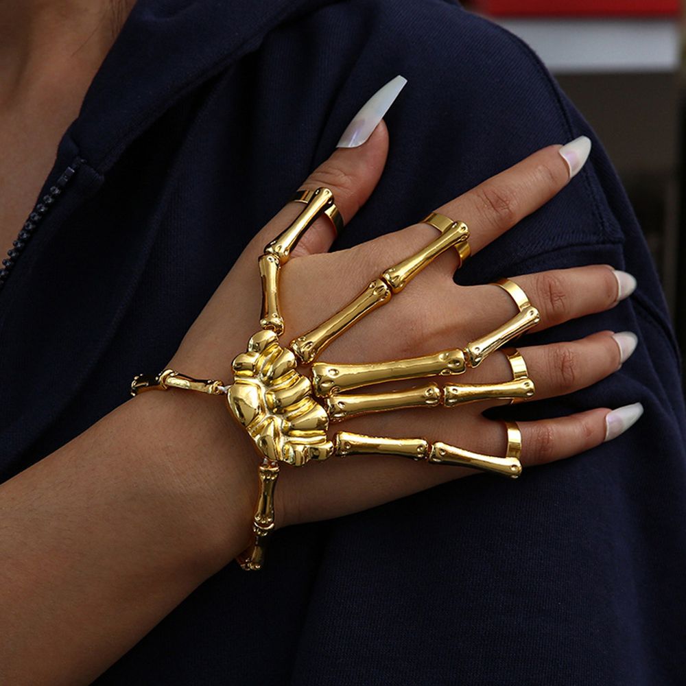 Metal Wristband Party Punk Got - Gothic Skull Ring review and price