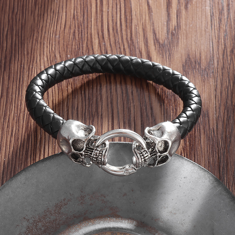 Gothic Double Skull Black Brai - Gothic Skull Ring review and price