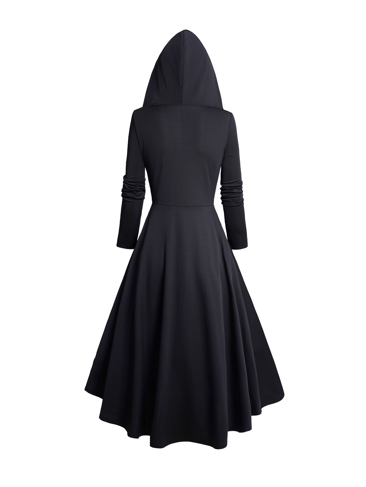 Women's Hoodie Dresses Hallowe - Gothic Skull Ring review and price