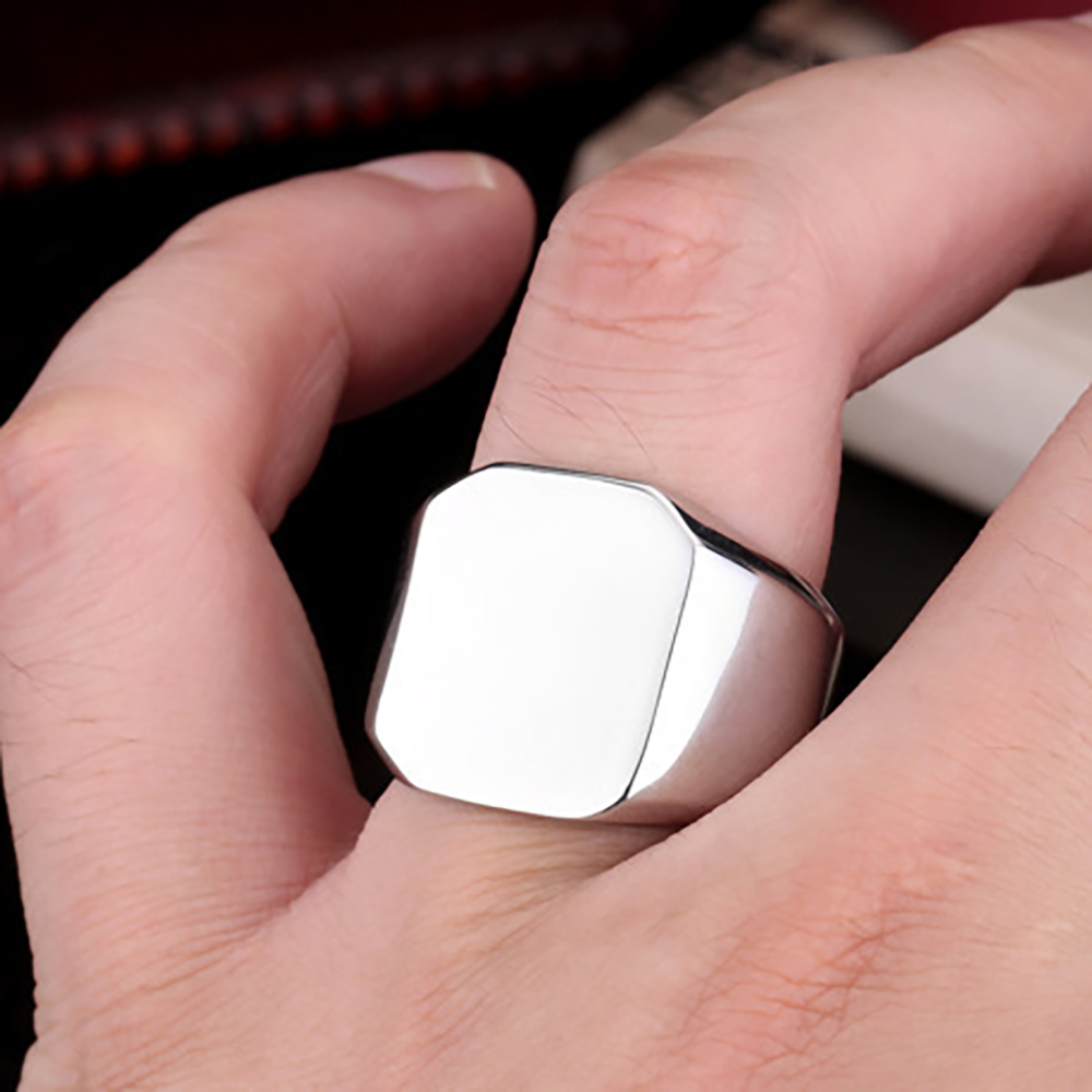 Free Engrave New Silver/Gold/B - Titanium Steel Ring review and price