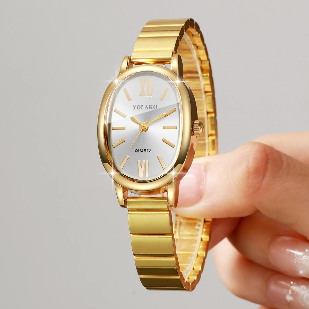 Fashion Irregular Dial Women Q - Jewelry Watches Gold review and price