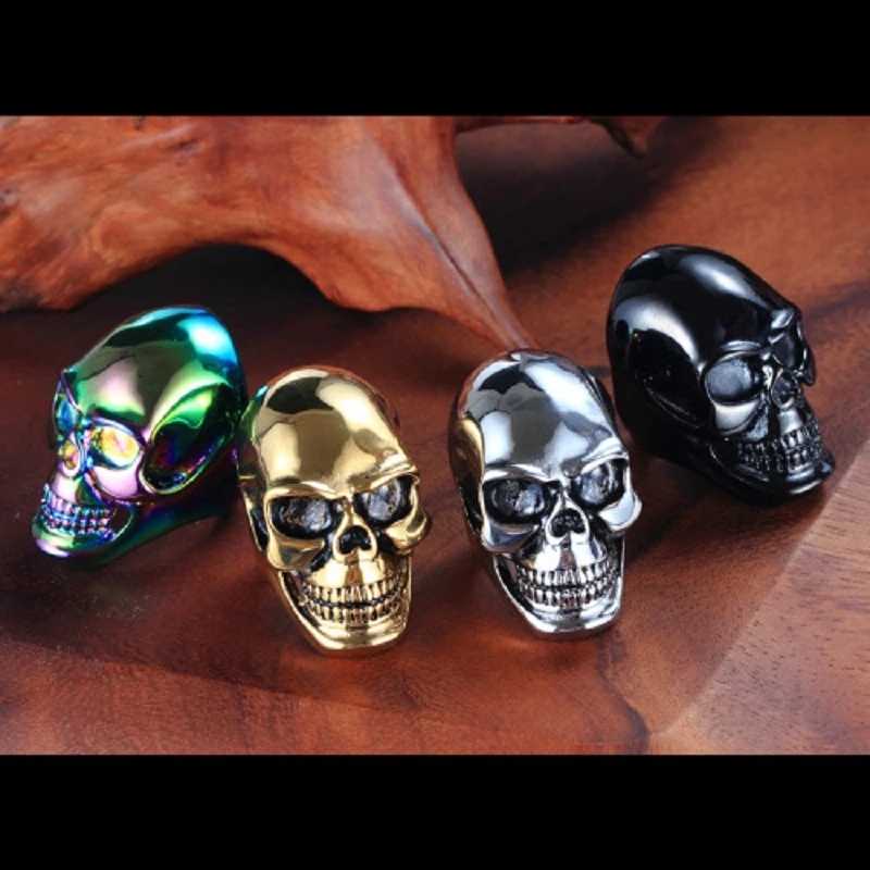 The New Cool Men Boy Gothic Pu - Gothic Skull Ring review and price
