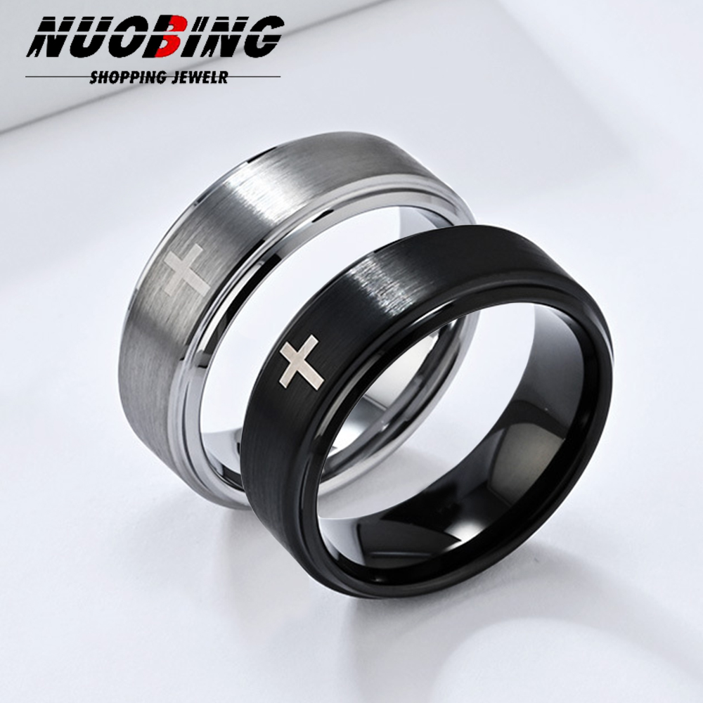 Retro Titanium Steel Christian - Titanium Steel Ring review and price