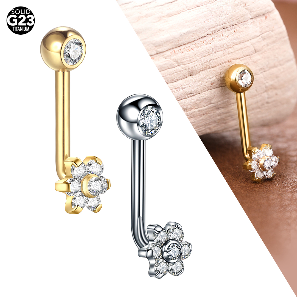1/5PCS Titanium CZ Crystal Flo - Christina Jewelry & Watches Marguerite Ørestik Forgyldt Sølv review and price