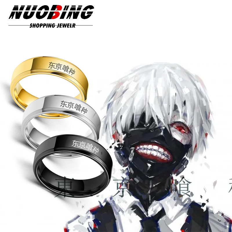 Anime Tokyo Ghoul Kinmu Kenyan - Titanium Steel Ring review and price