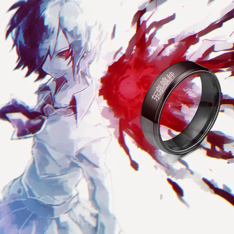 Anime Tokyo Ghoul Kinmu Kenyan - Titanium Steel Ring review and price
