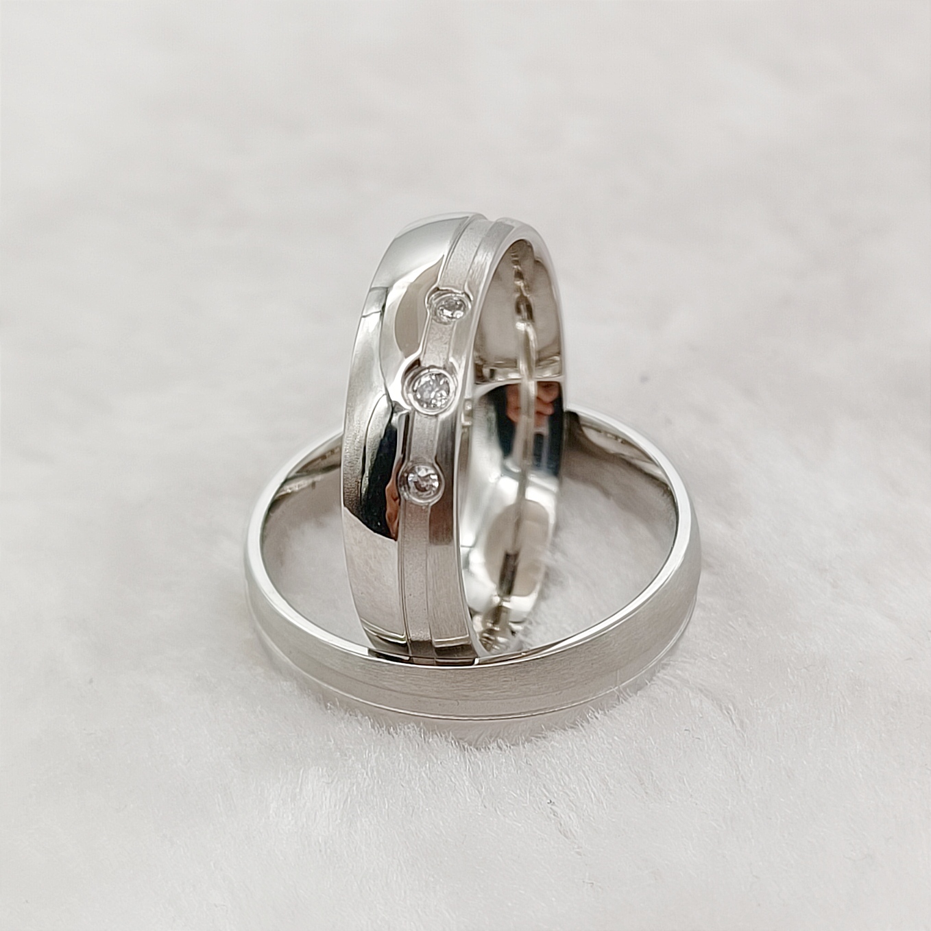 Matching Wedding Bands for Ann - Titanium Steel Ring review and price