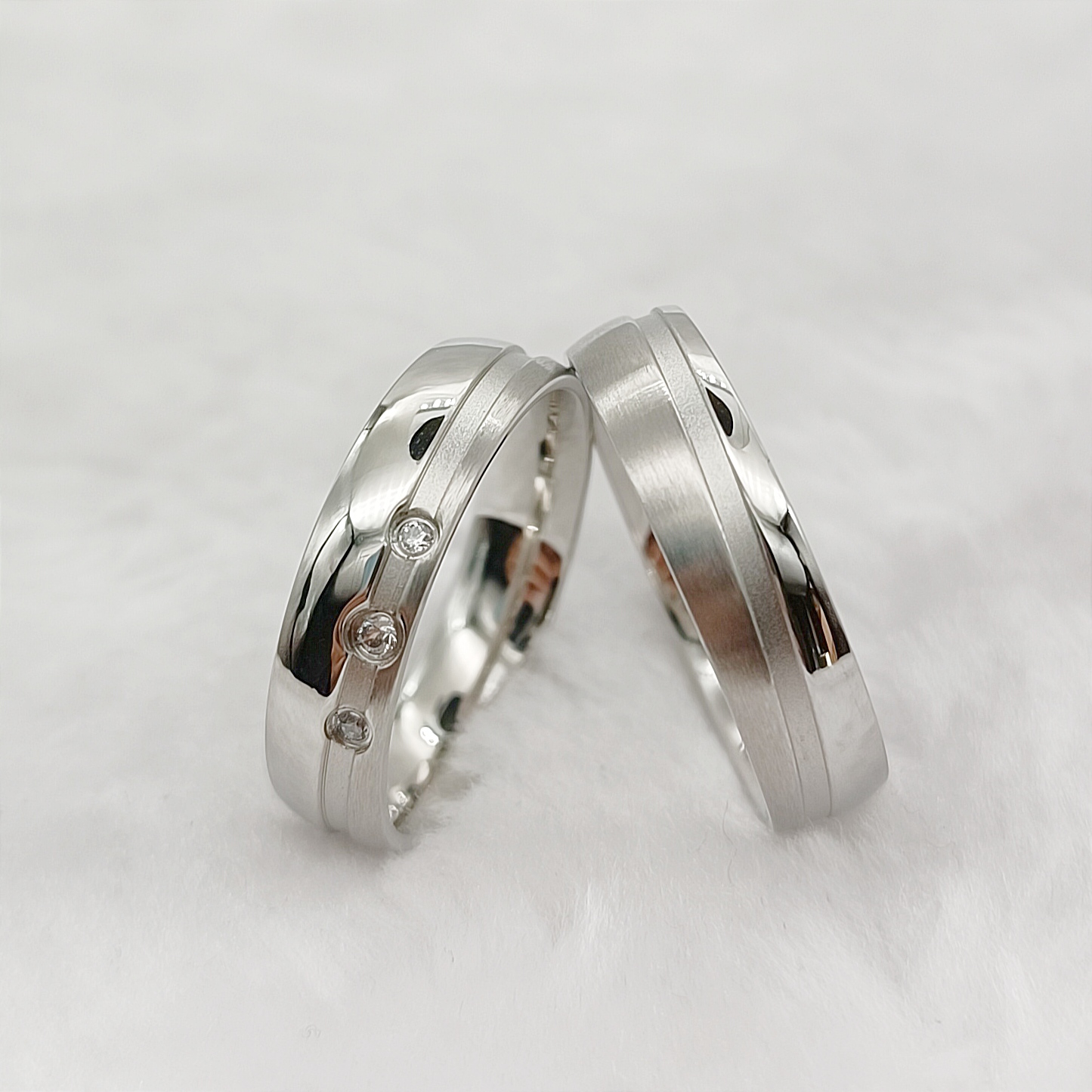 Matching Wedding Bands for Ann - Titanium Steel Ring review and price