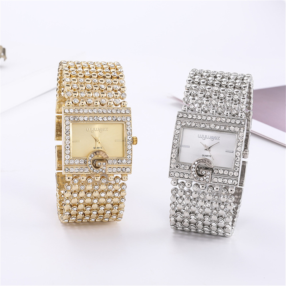 Simple Square Gold Watches Wom - Jewelry Watches Gold review and price