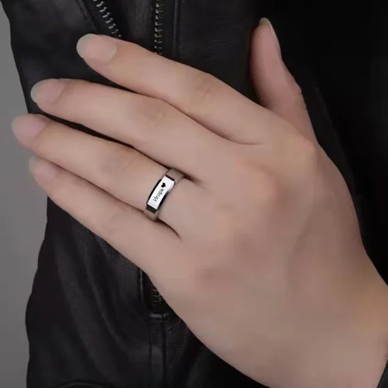 Customized Rings Engraved With - Titanium Steel Ring review and price