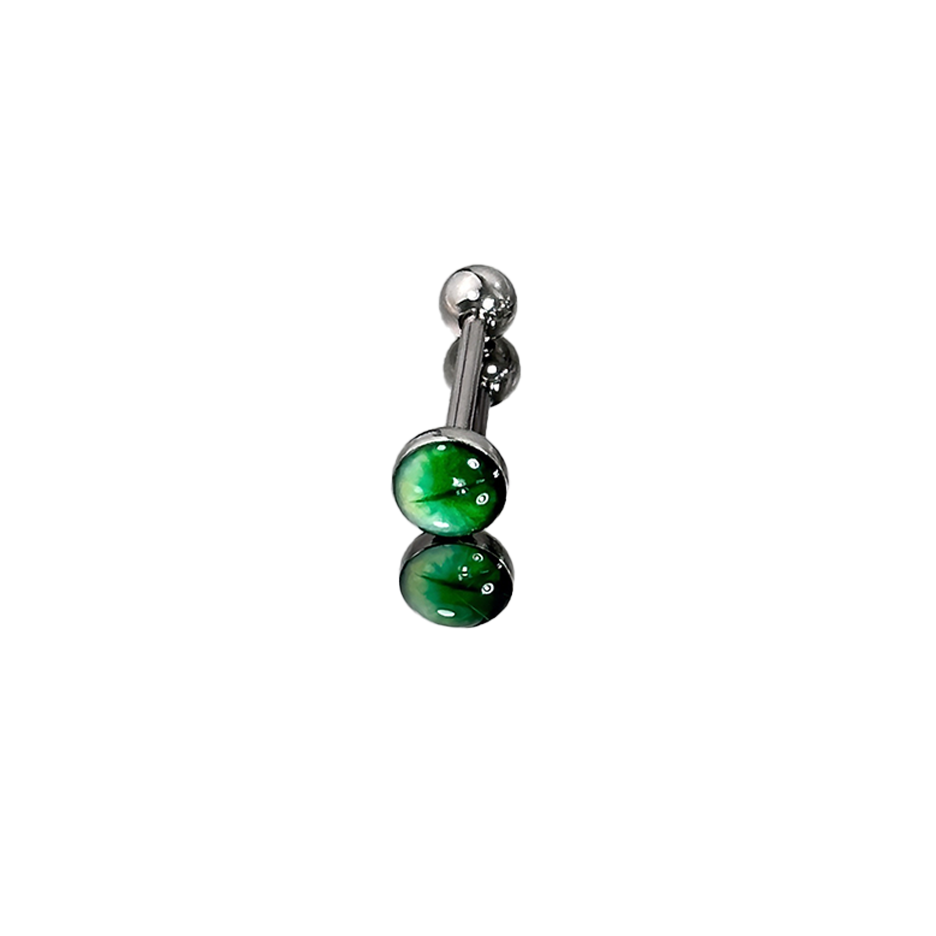 1Pc High-Quality Trendy Green  - Titanium Steel Ring review and price