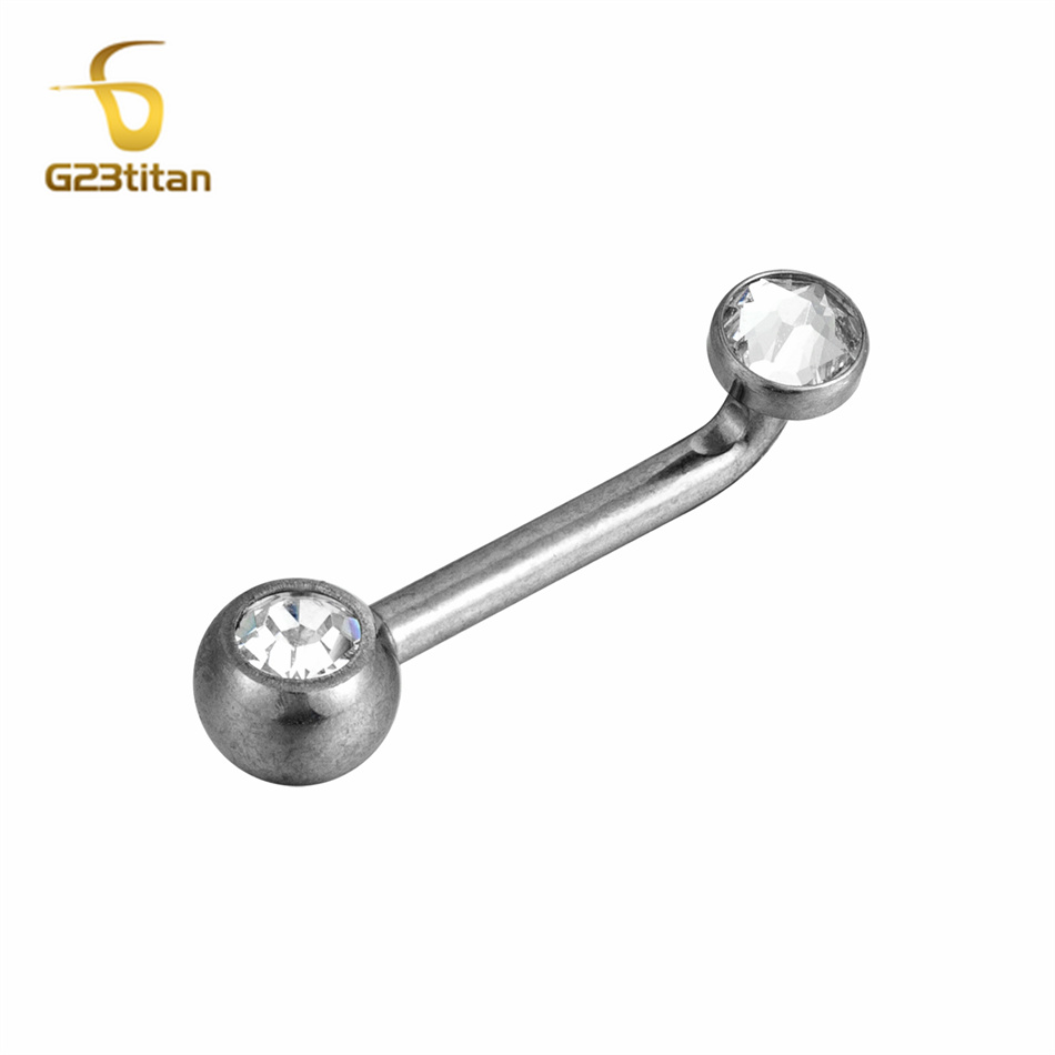 1PC Titanium Pussy Piercing Ch - Christina Jewelry & Watches Marguerite Ørestik Forgyldt Sølv review and price