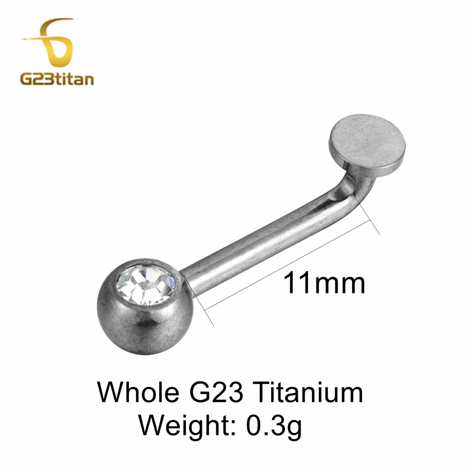 1PC Titanium Pussy Piercing Ch - Christina Jewelry & Watches Marguerite Ørestik Forgyldt Sølv review and price