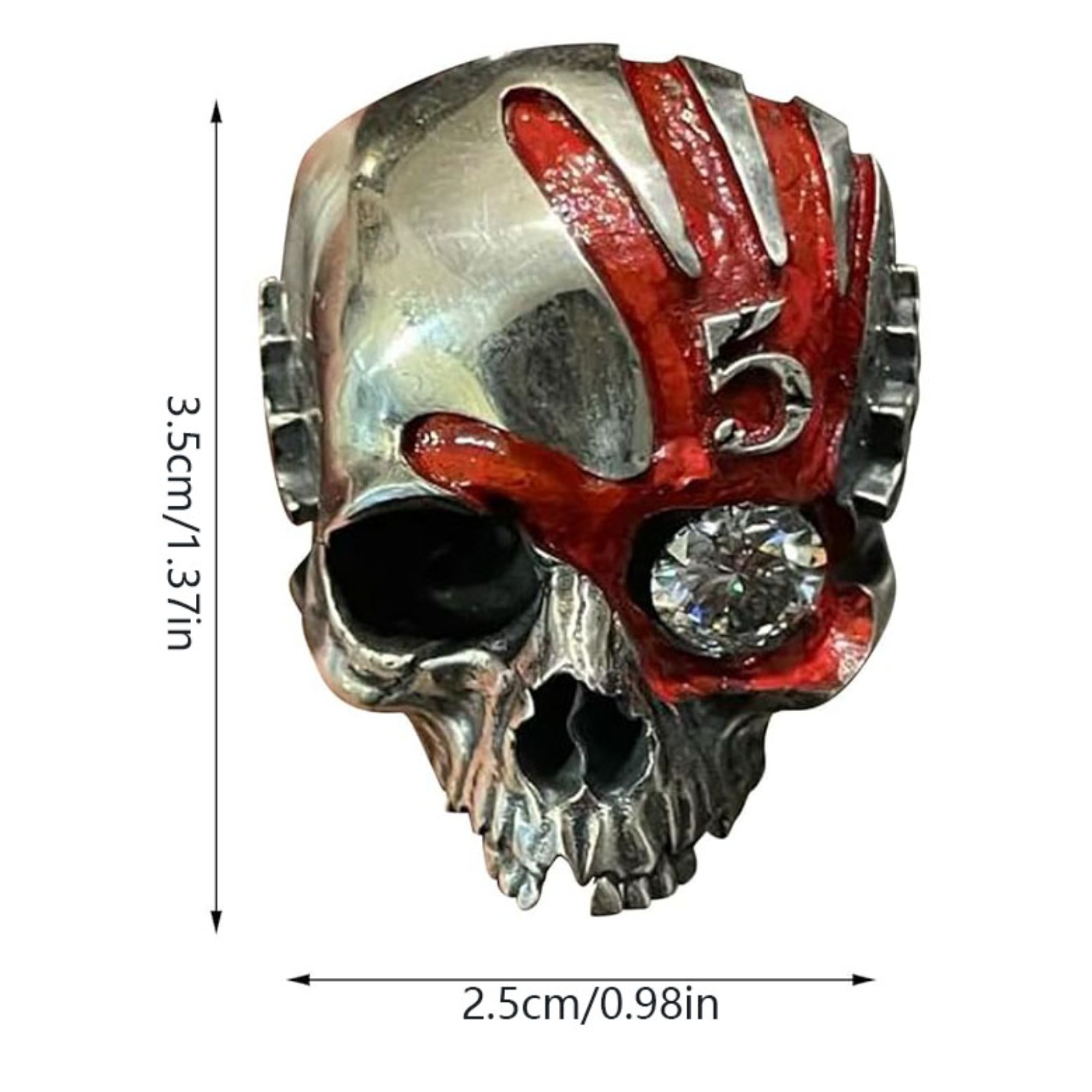 Five Fingers Punch Skull Ring, - Gothic Skull Ring review and price