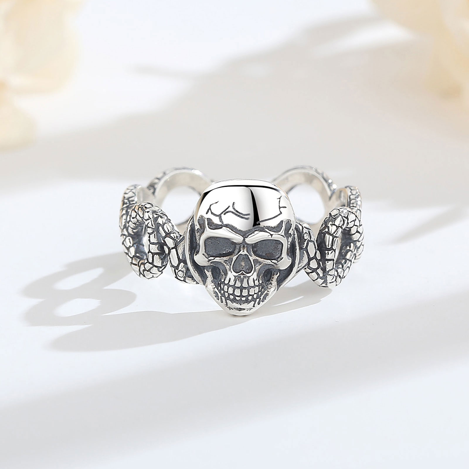 AEONSLOVE 925 Sterling Silver  - Gothic Skull Ring review and price