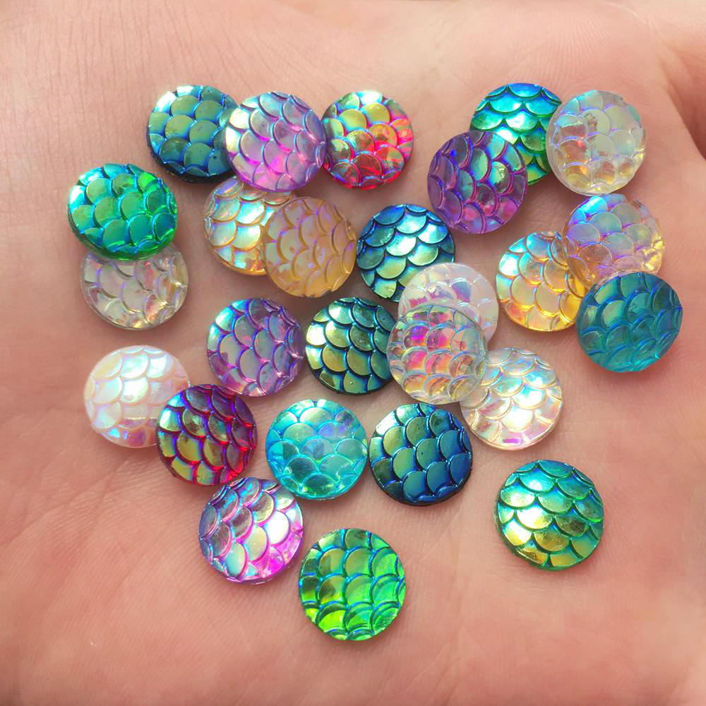Shiny 100Pcs AB Resin 10mm Rou - Paradise Jewelry & Watches Dolphin Mall review and price