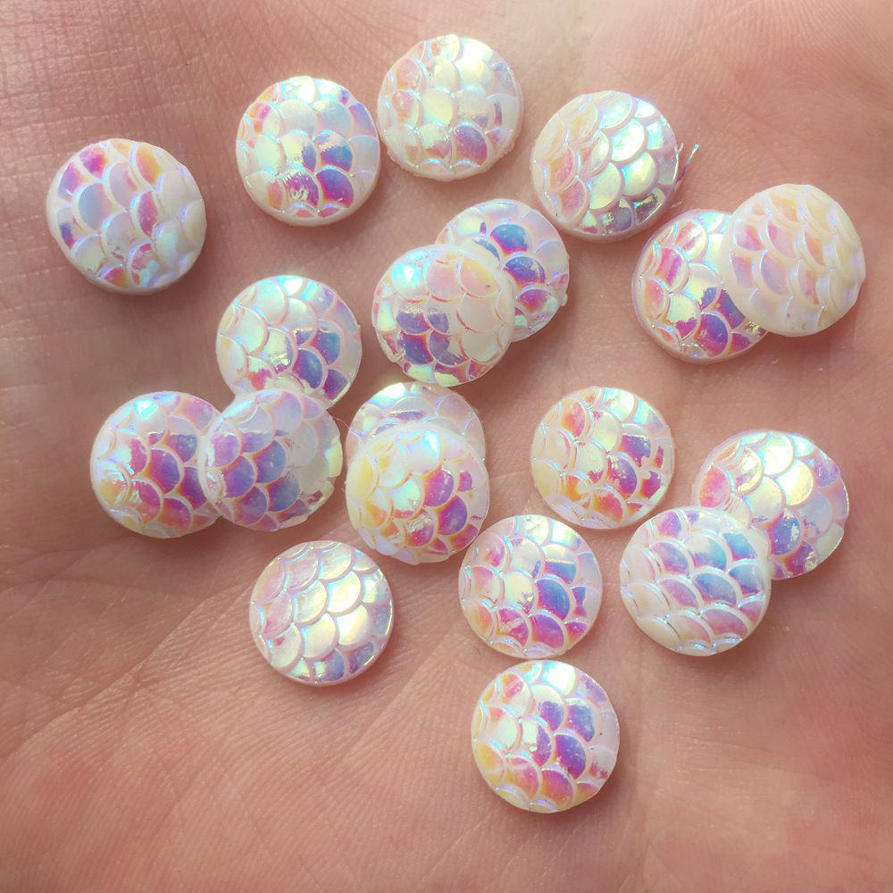 Shiny 100Pcs AB Resin 10mm Rou - Paradise Jewelry & Watches Dolphin Mall review and price