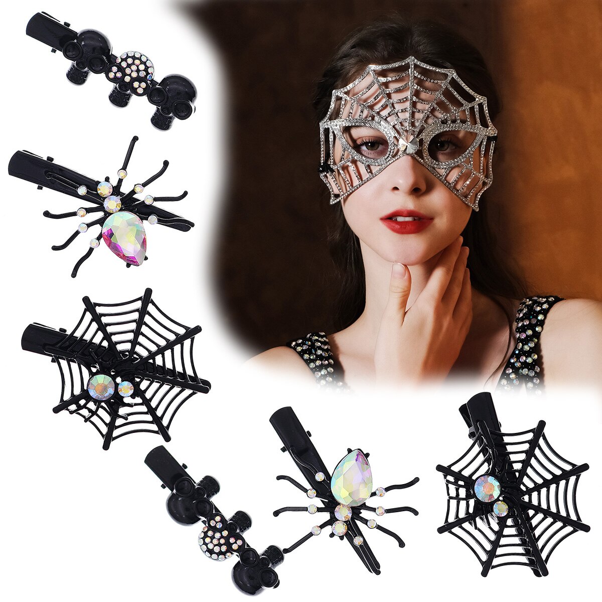 Gothic Punk Black Spider Anima - Gothic Skull Ring review and price