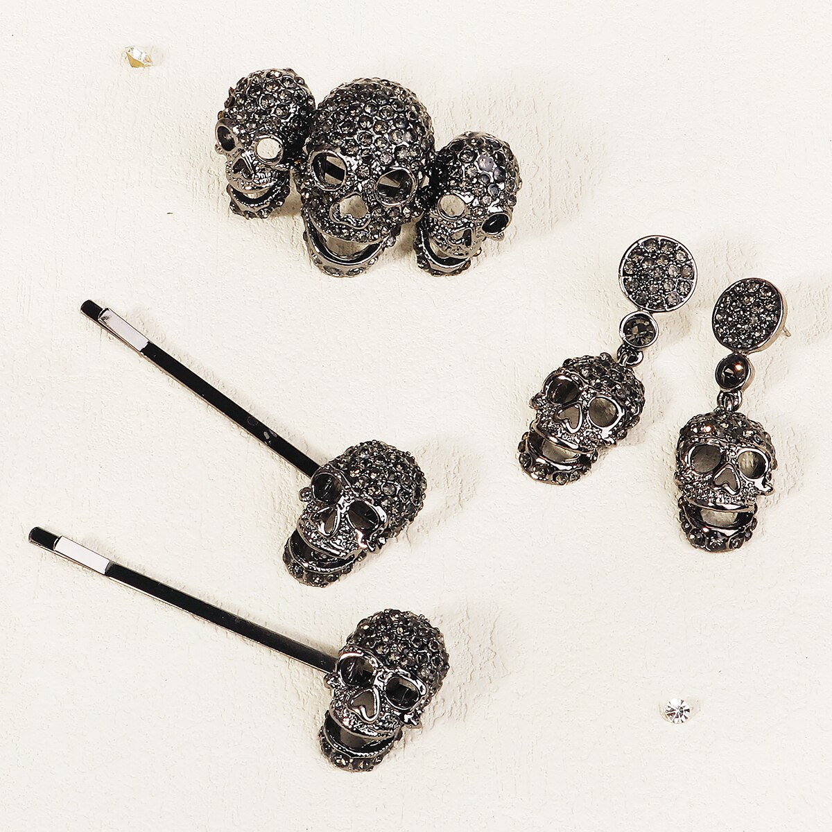 Gothic Punk Black Spider Anima - Gothic Skull Ring review and price