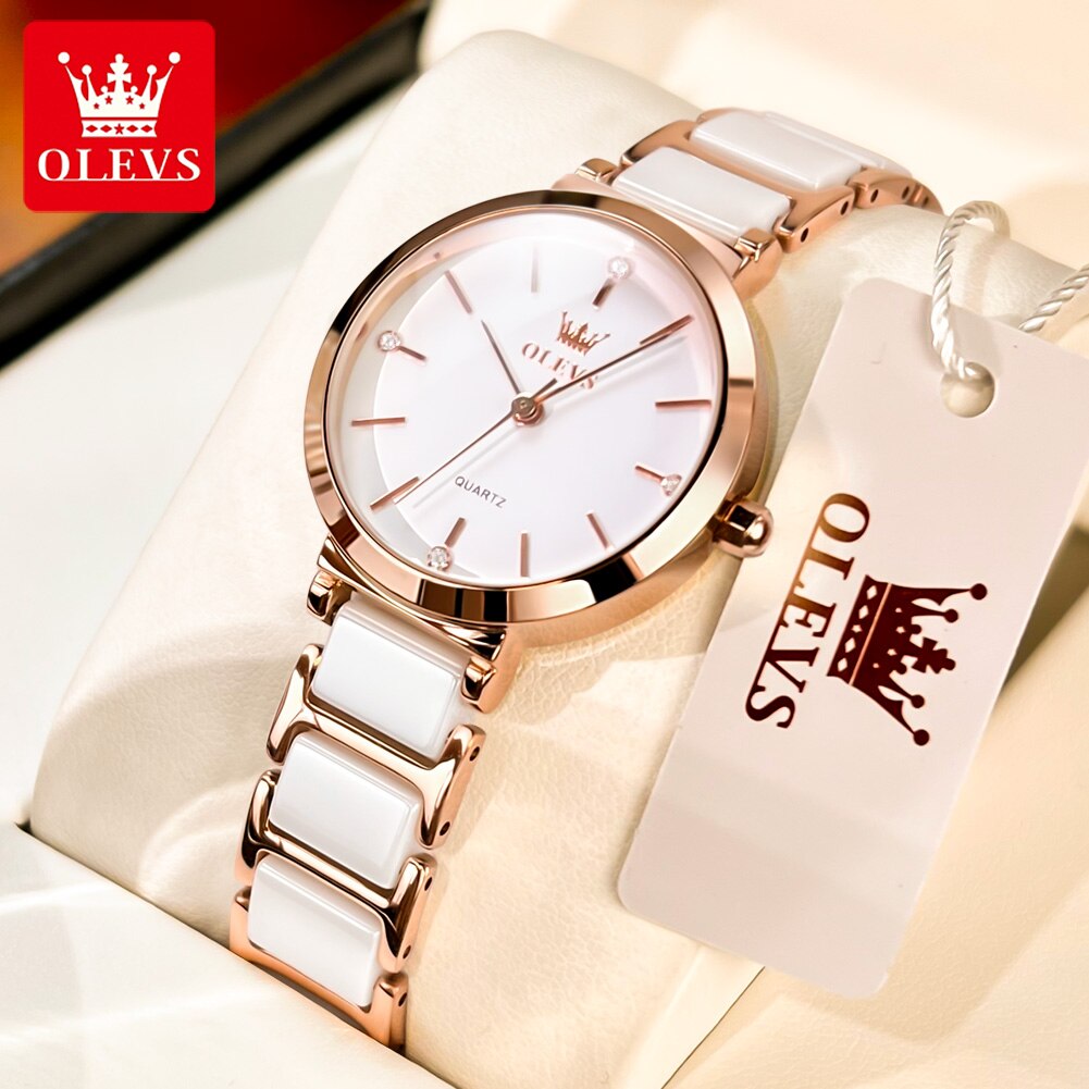 OLEVS Fashion Women Watches Re - Jewelry Watches Gold review and price