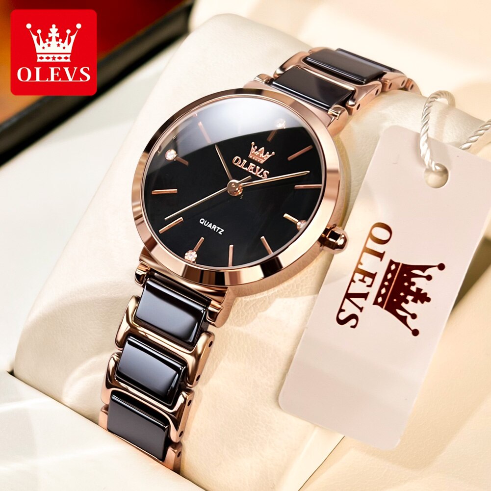 OLEVS Fashion Women Watches Re - Jewelry Watches Gold review and price