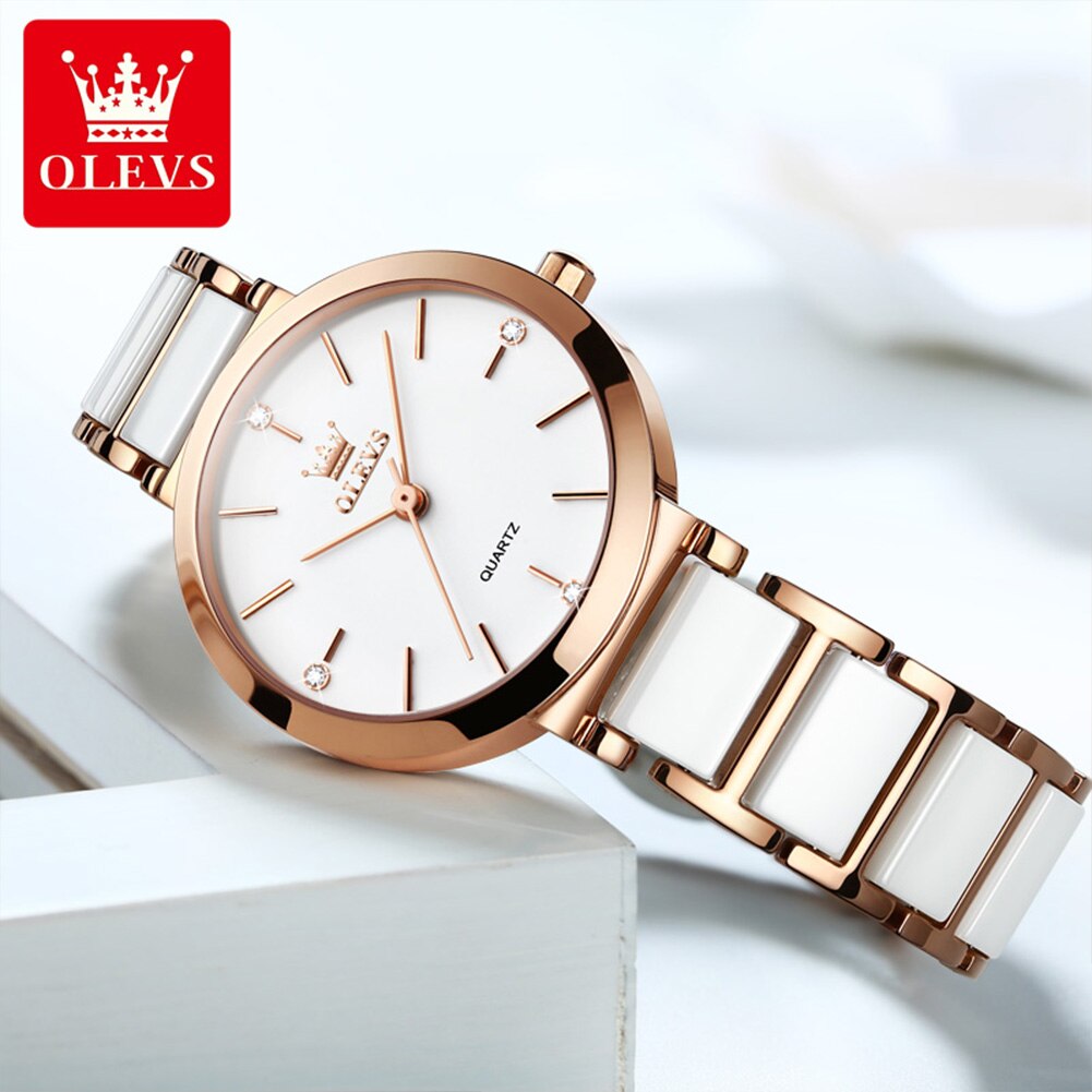 OLEVS Fashion Women Watches Re - Jewelry Watches Gold review and price
