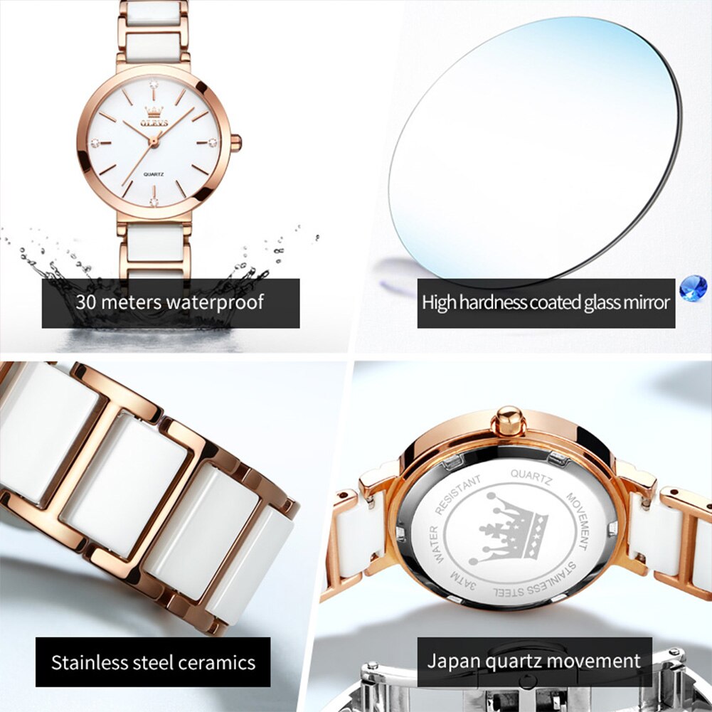 OLEVS Fashion Women Watches Re - Jewelry Watches Gold review and price